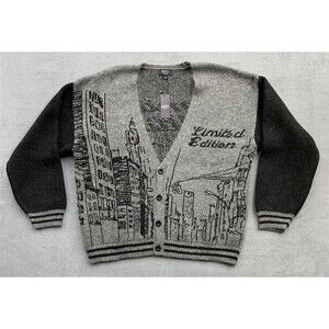 Boohoo Gray and Black Limited Edition Cardigan